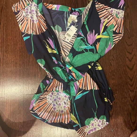 Trina Turk Midnight Paradise Romper - Picture 6 of 8
